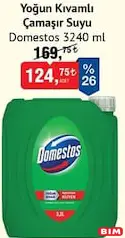 DOMESTOS YOĞUN KIVAMLI ÇAMAŞIR SUYU